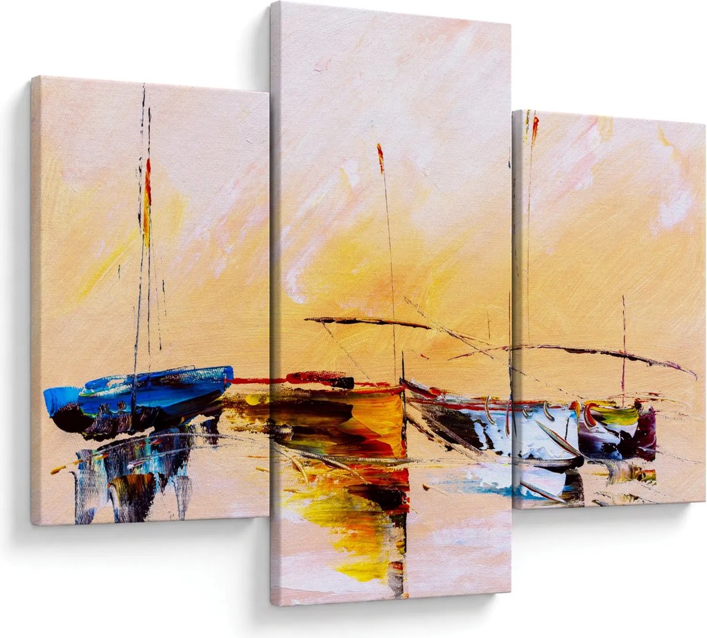Obraz - Maľba loďou (90x60 cm)