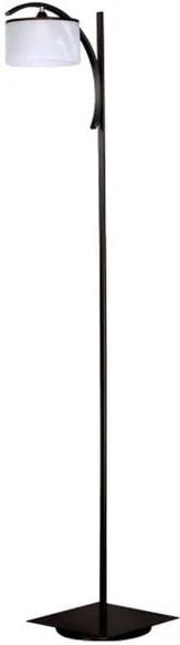 Čierna voľne stojacia lampa Glimte Patina, výška 167 cm