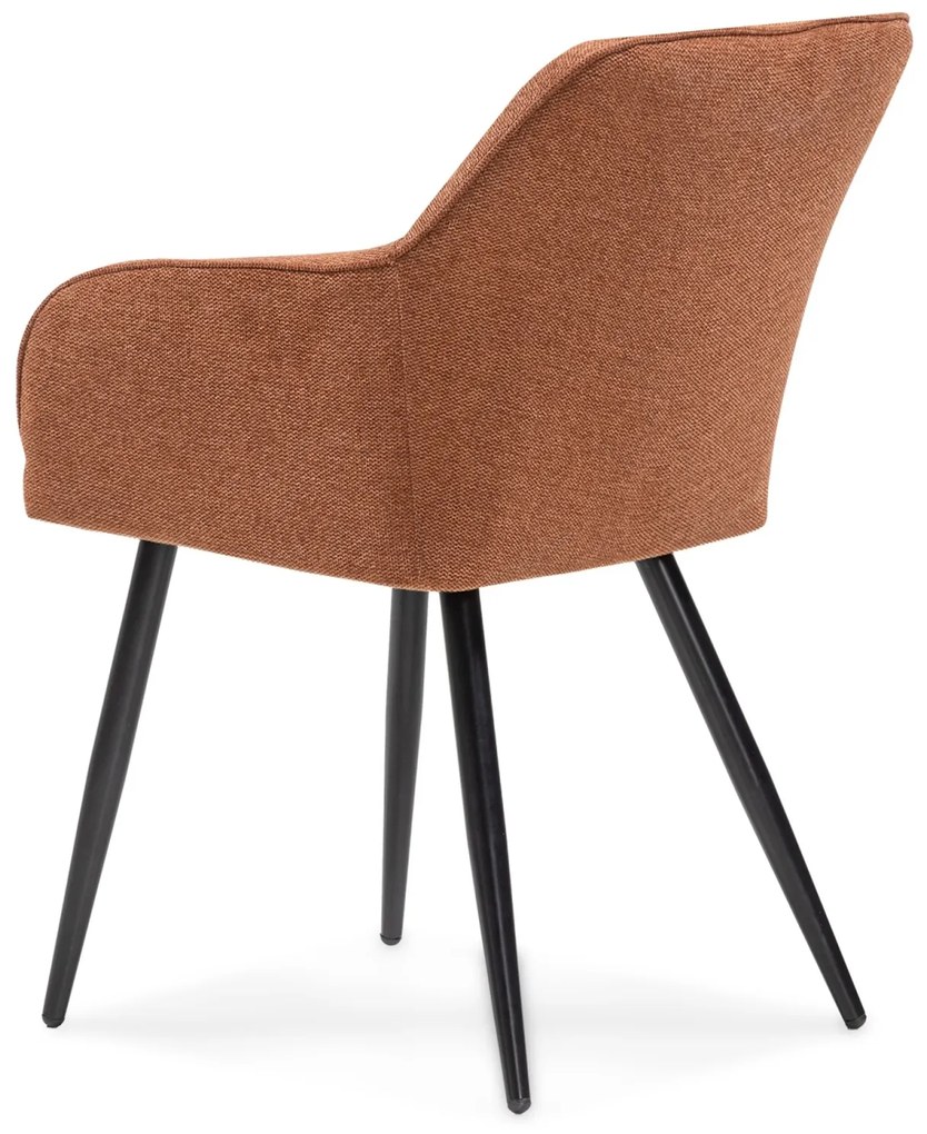 Jídelní křeslo Berisso měděné/černé