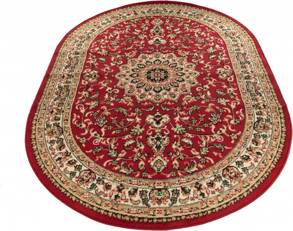 TA Koberec F740A ČERVENÝ ATLAS PP OV Rozmer: 80x150 cm