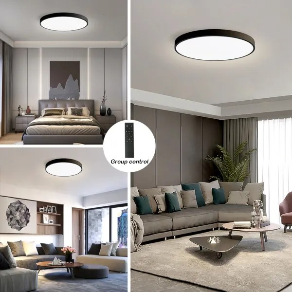 Brilagi - LED stmievateľné svietidlo POOL SMART LED/100W/230V Ø 80 cm Wi‑Fi Tuya čierne + diaľkové ovládanie