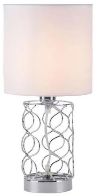 Leuchten Direkt 14615-55 - Stolná lampa DEVA 1xE14/40W/230V matný chróm W2103