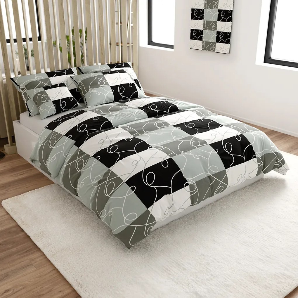 Polybavlnené obliečky KASPARO POLY sivé Rozmer obliečky: 70 x 90 cm | 140 x 220 cm