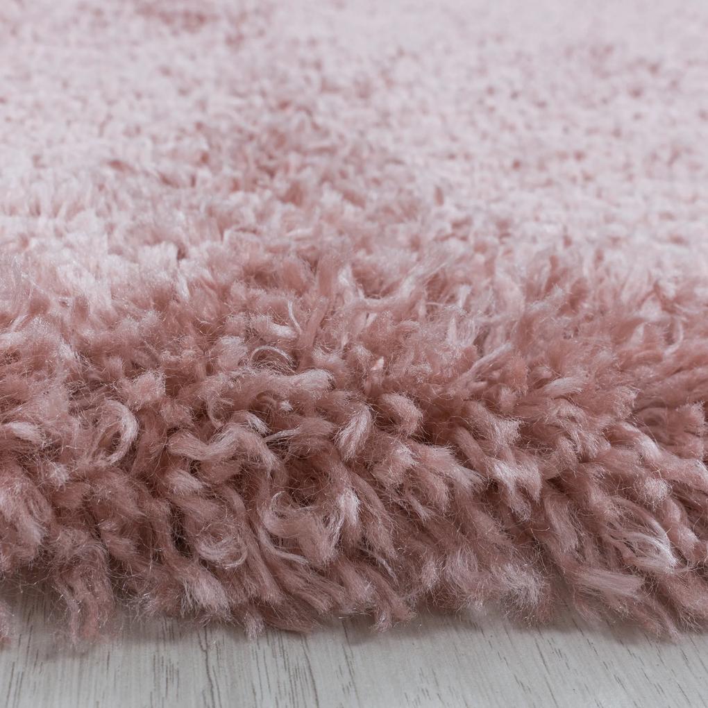 Ayyildiz Kusový koberec FLUFFY 3500, Ružová Rozmer koberca: 280 x 370 cm