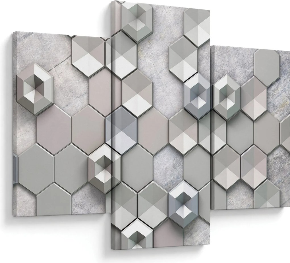Obraz 3D abstrakcie (90x60 cm)
