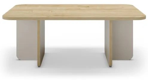 Houseland Hillary konferenčný stolík 100 cm zafírový dub/pieskovec