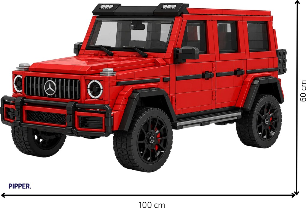60x100cm LEGO Mercedes G 4×4² - textilná nálepka na stenu