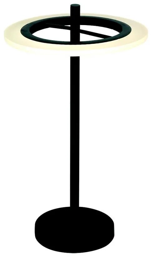 LED Stolná lampa COSMO LED/12W/230V čierna