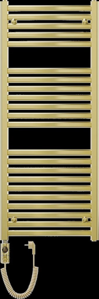 Mexen Helios, elektrické vykurovacie teleso 1200 x 500 mm, 600 W, zlatá lesklá, W103-1200-500-2600-50
