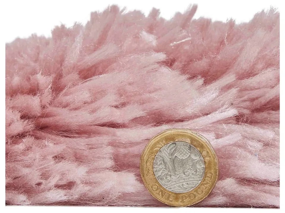 Ružový koberec Think Rugs Polar, 80 x 150 cm