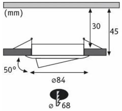 Paulmann 94472 - SADA 3xLED/6W IP23 Stmievateľné kúpeľňové svietidlo NOVA 230V
