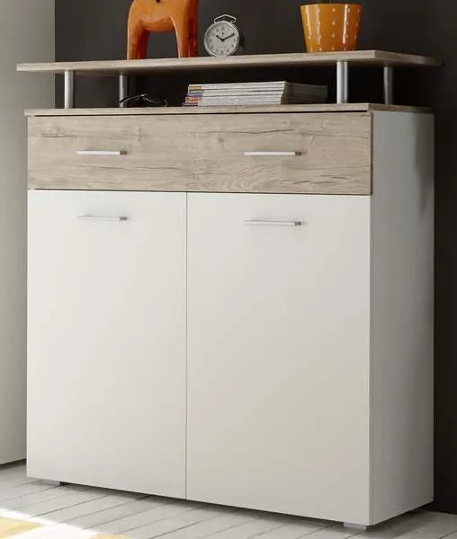 Predsieňová zostava Lift, dub/biela