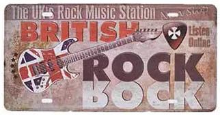 Ceduľa značka Britisch Rock