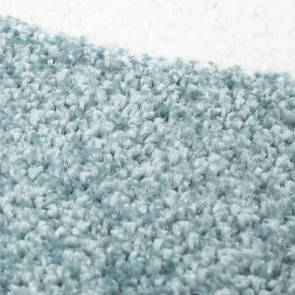 Dekorstudio Moderný koberec BUBBLE - Modrý obláčik