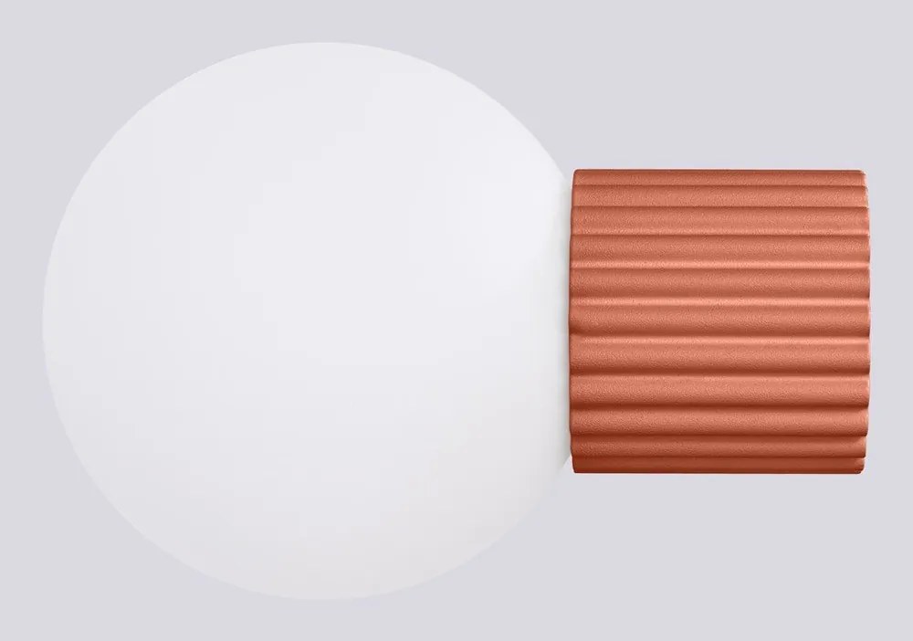 Oranžové nástenné svietidlo ø 12 cm Orbital – Sollux