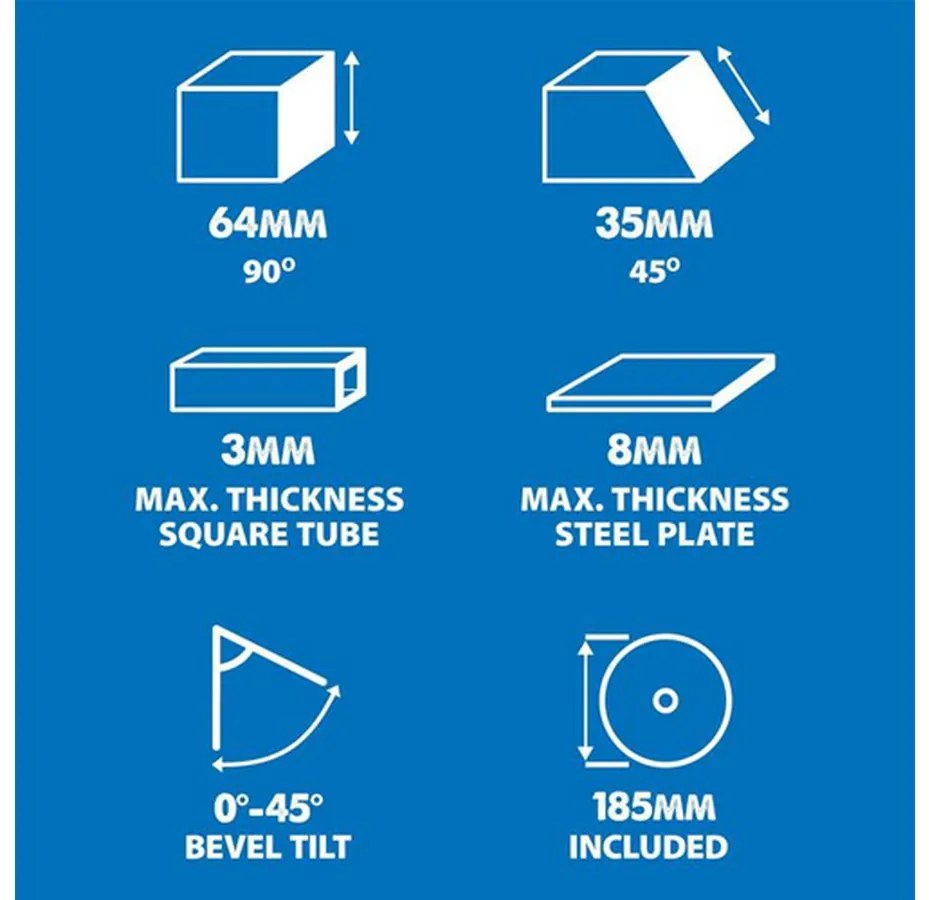 Okružná píla EVO S185CCSL 1600W s kotúčom na oceľ EV000181.S
