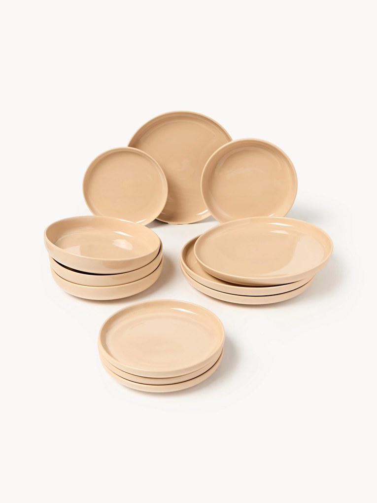 Porcelánová súprava riadu Nessa, 12 ks