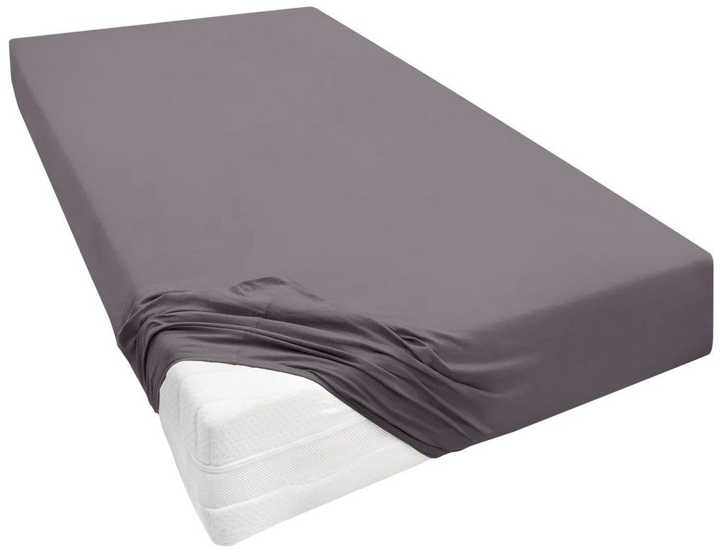 Biberna Napínacia plachta (tmavosivá, 140 – 160 x 200 – 220 cm) (100251944)