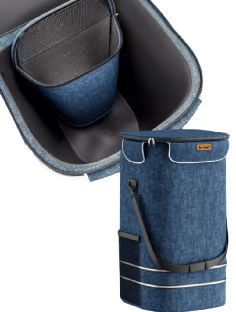 Jurhan Nákupná taška na kolieskach EASY, 50l, modrá