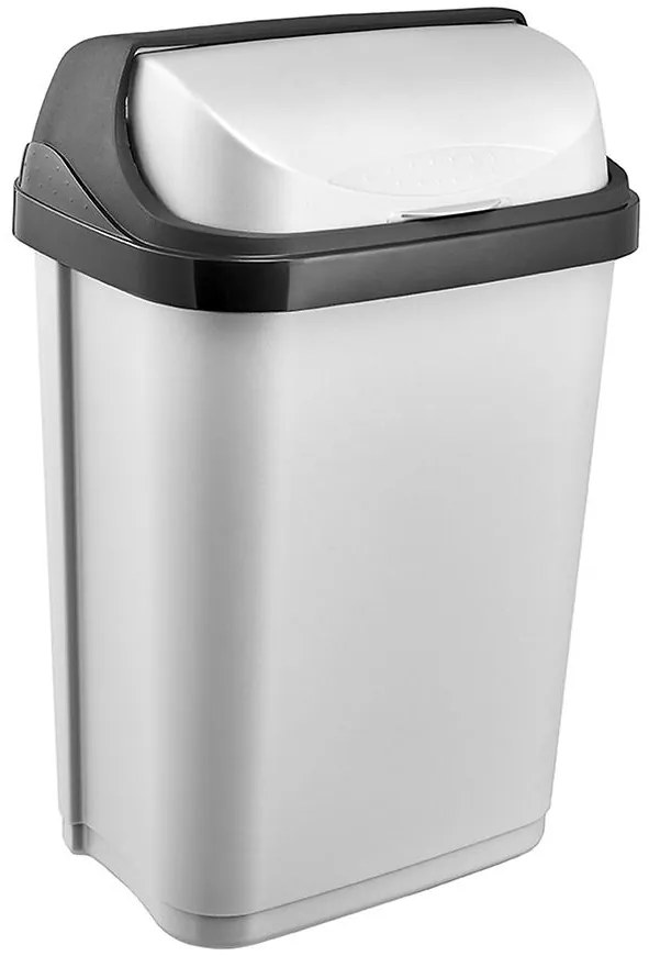 Odpadkový kôš s rolovacím vekom 10 L