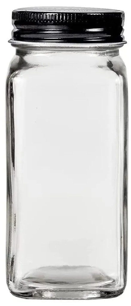 Sada 24 ks dóz na koření BAKER černá/čirá