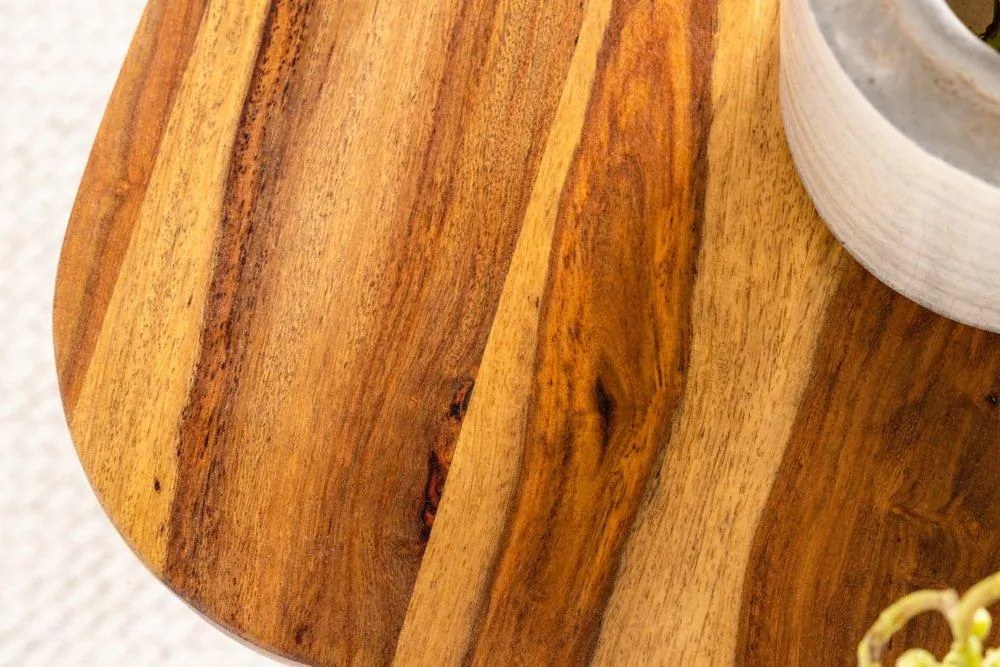Invicta Interior - Masívna sada príručných stolíkov IPANEMA 60 cm, sheesham, prírodná