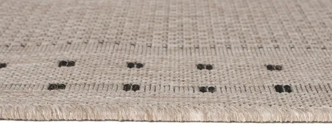 Behúň Floorlux 20329 strieborný / čierny