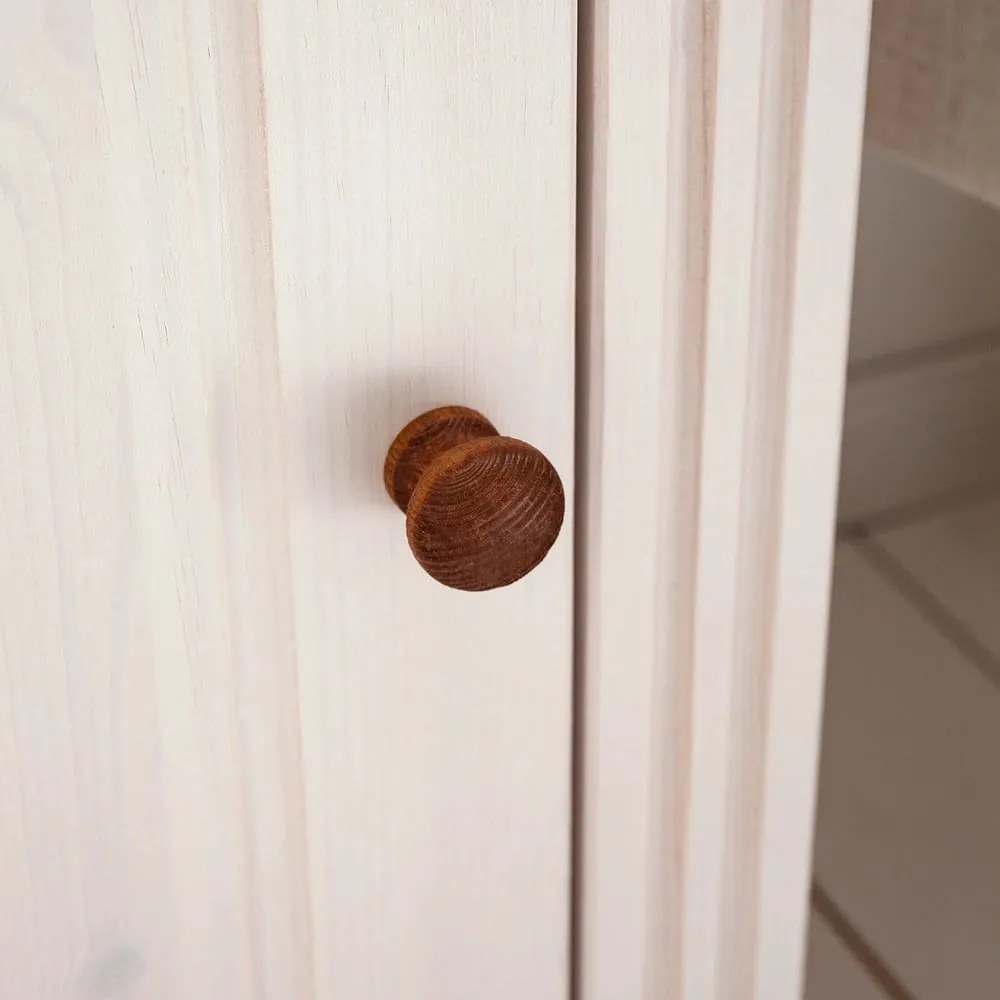 Pracovný stôl s doskou z borovicového dreva 50x140 cm Anita – Støraa