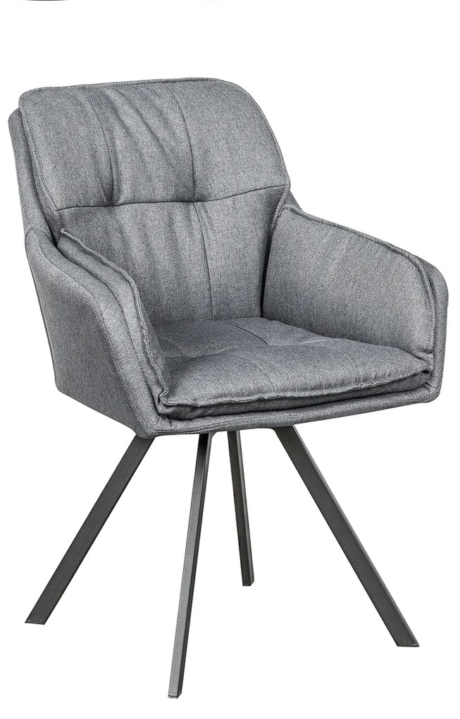 Stolička sivá lakťová opierka