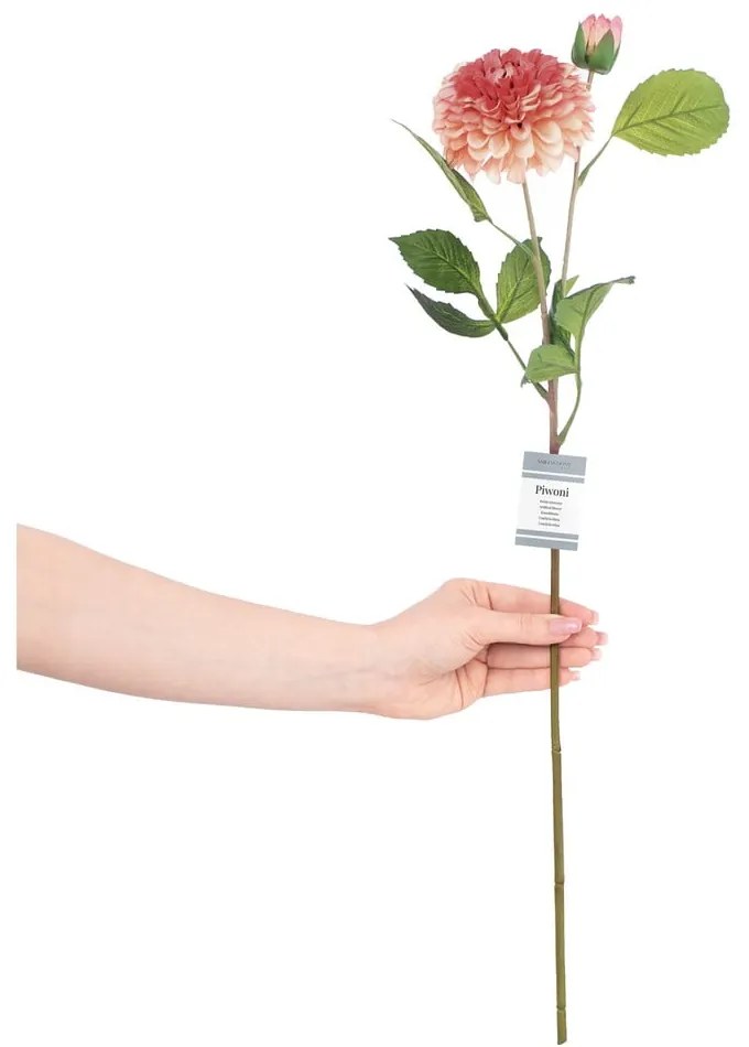 Umelé kvety v súprave 10 ks (výška 62 cm) Dahlia – Restilo