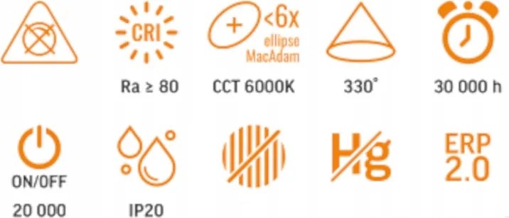 VIDEX LED trubica T8 - 60cm - 10W - studená biela