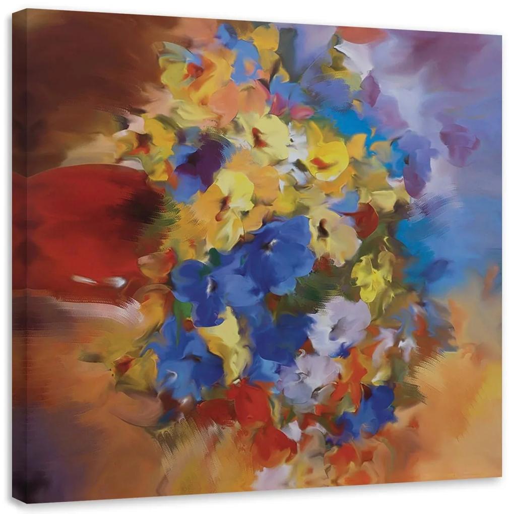 Obraz na plátně Zátiší Květiny Kytice - 40x40 cm