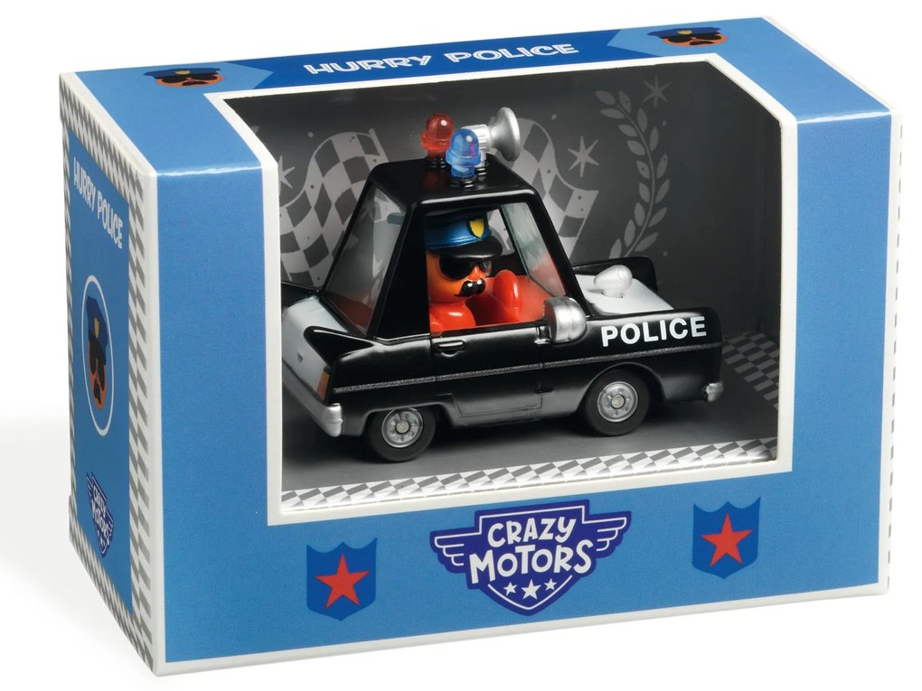 Balíček Crazy Motors - Hurry police + Shark N'Go + Electro Choc