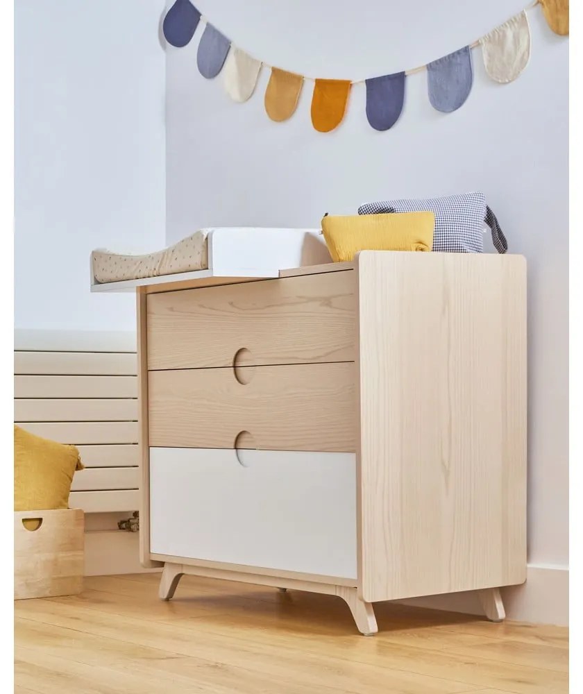 Biely prebaľovací pult Kave Home Nunila