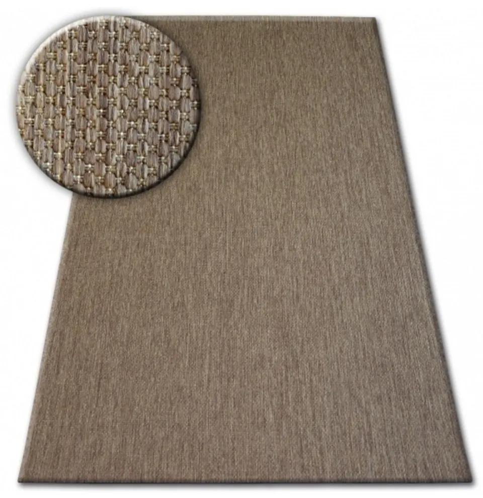Kusový koberec Flat hnedý, Velikosti 80x150cm