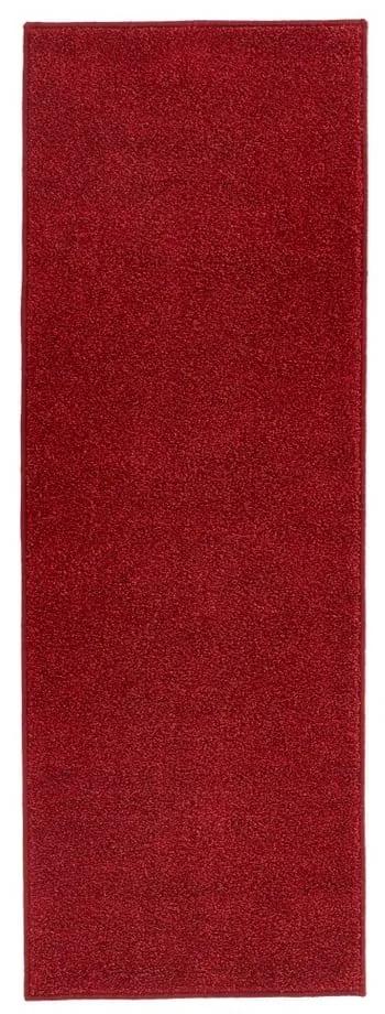 Červený behúň Hanse Home Pure, 80 × 400 cm