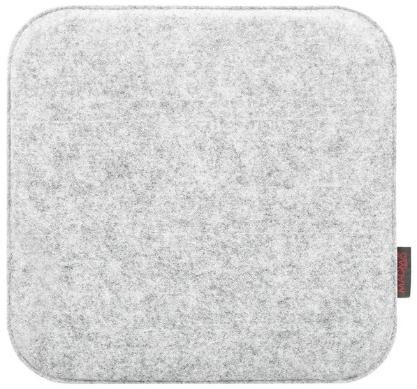 Magma Podložka na sedenie Avaro, 4 kusy (hranatý tvar, sivá)  (100247989)