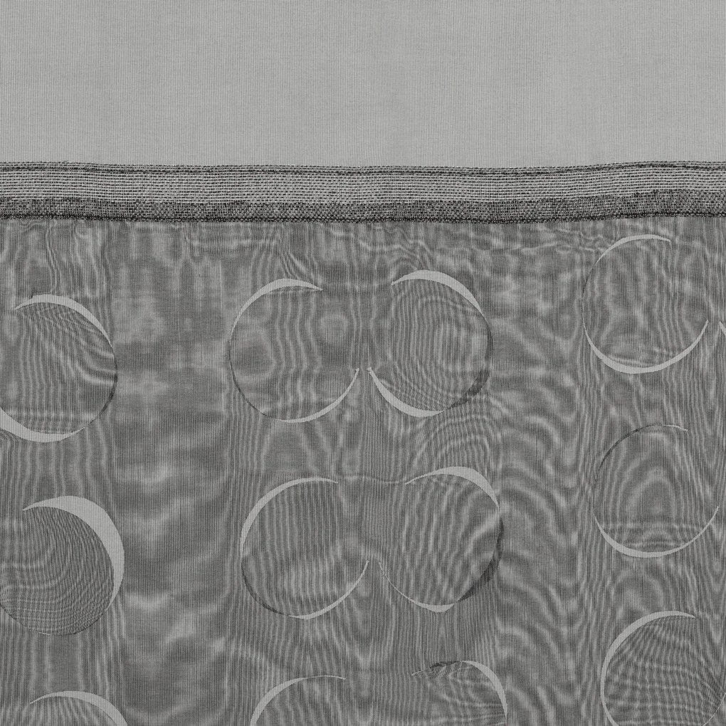 ZÁCLONA NA PÁSKE DEBORA 140X270 CM ČIERNA