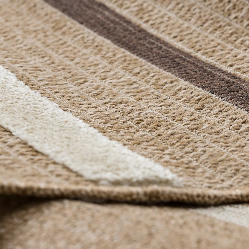 Dywany Łuszczów, Kusový koberec Spark 0686A beige/cream, 140x190, béžová, chodba / predsieň