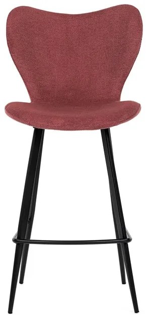 Autronic BONTEC Barová stolička, červená, látka, AUB-1068 RED2 Farba: Červená