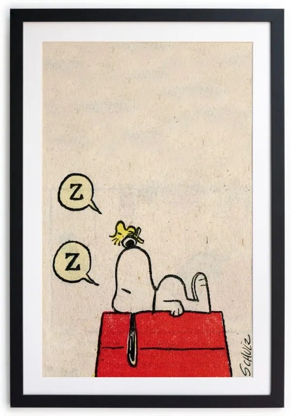 Obraz Really Nice Things Snoopy Sleeps, 40 × 60 cm