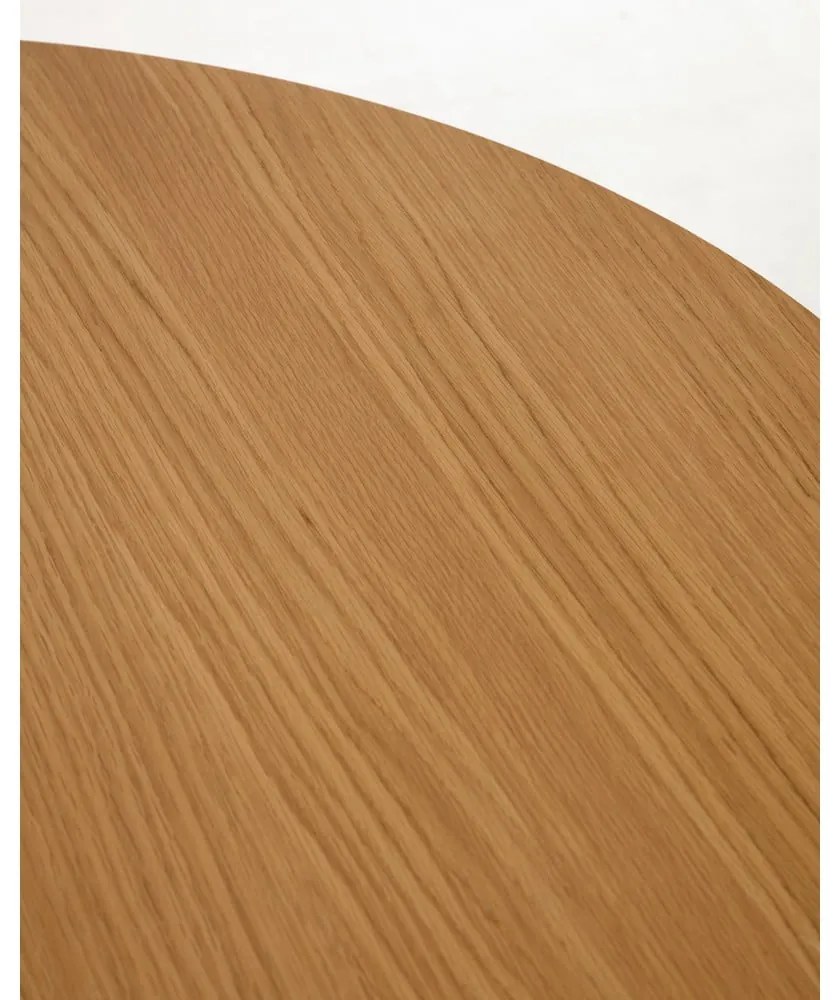 Rozkladací jedálenský stôl v dekore duba v prírodnej farbe 90x140 cm Oqui – Kave Home