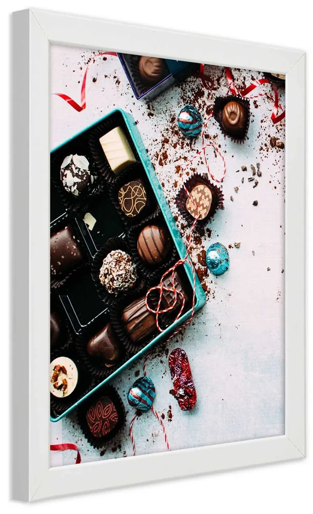 Gario Plagát Farebné pralinky Farba rámu: Bez rámu, Rozmery: 30 x 45 cm