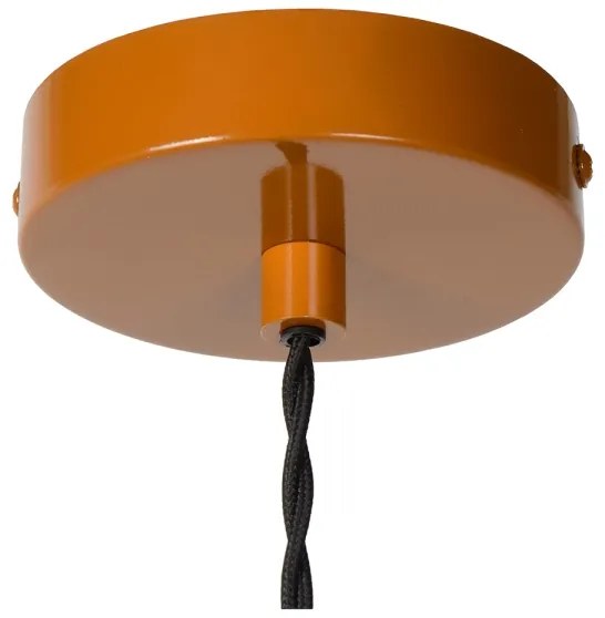 Lucide 30485/40/44 - Luster na lanku MARNE 1xE27/60W/230V oranžová