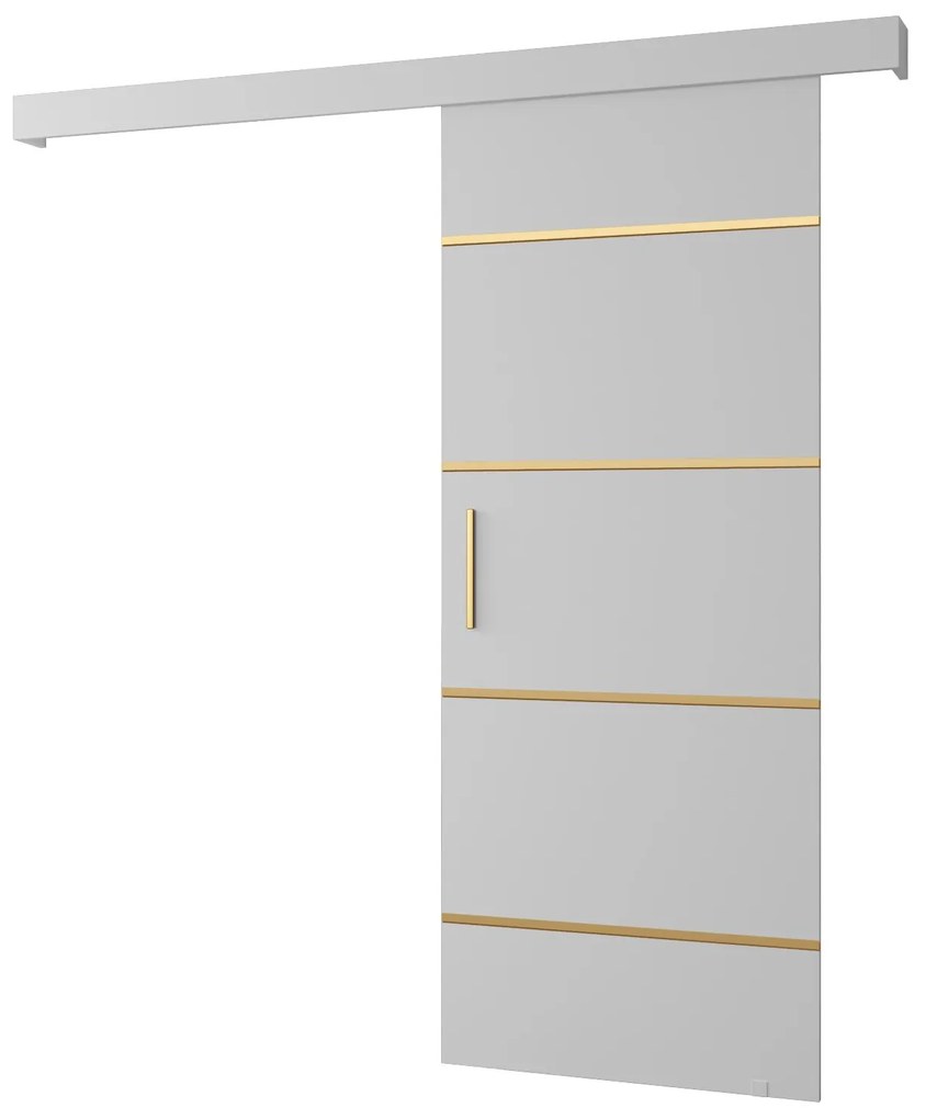Posuvné dvere 70 cm Slavdro 4 (biela matná). Akcia -6%. Vlastná spoľahlivá doprava až k Vám domov. 1108745
