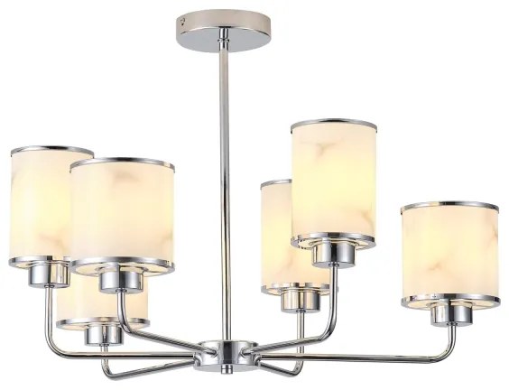 Luster na tyči 6xE27/60W/230V