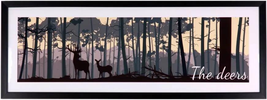 Obraz sømcasa The Deers, 80 × 30 cm