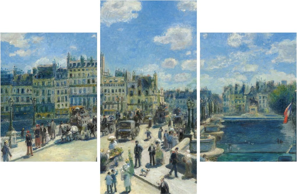 Obraz - Auguste Renoir, Pont Neuf, Paris, reprodukcia (90x60 cm)