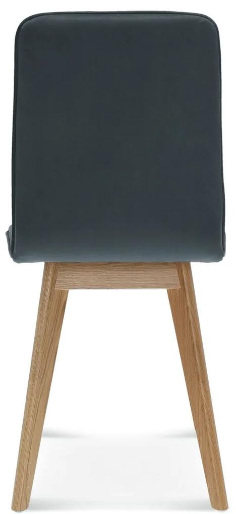 FAMEG Cleo - A-1603 - jedálenská stolička Farba dreva: buk štandard, Čalúnenie: koža L1