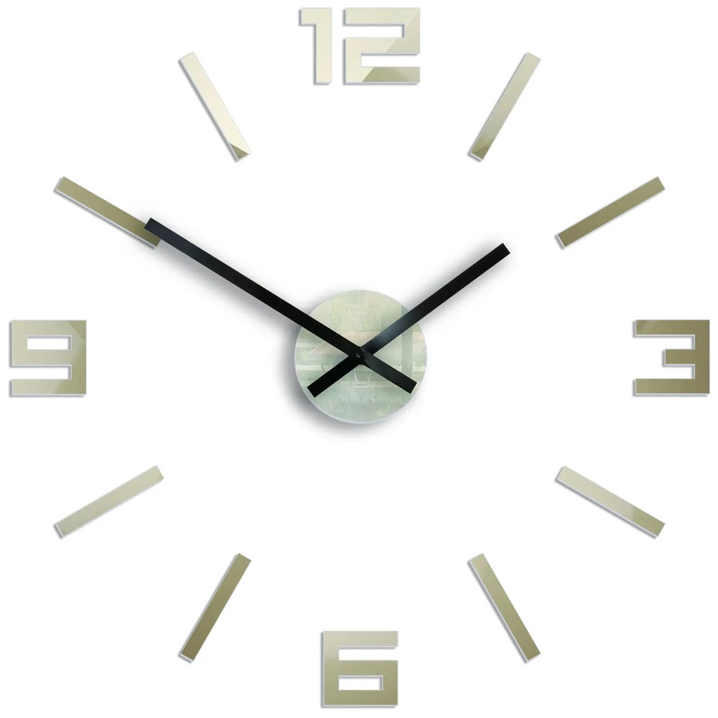 Nástěnné hodiny Arabic 50 cm šedohnědé